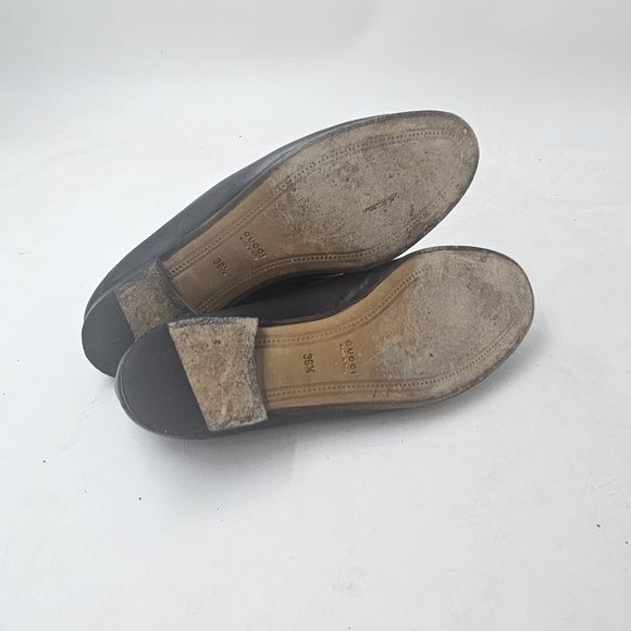 Gucci Brixton Black Leather Horsebit Loafers Womens 6.5 EU36.5 MSRP $1090 - Picture 16 of 16